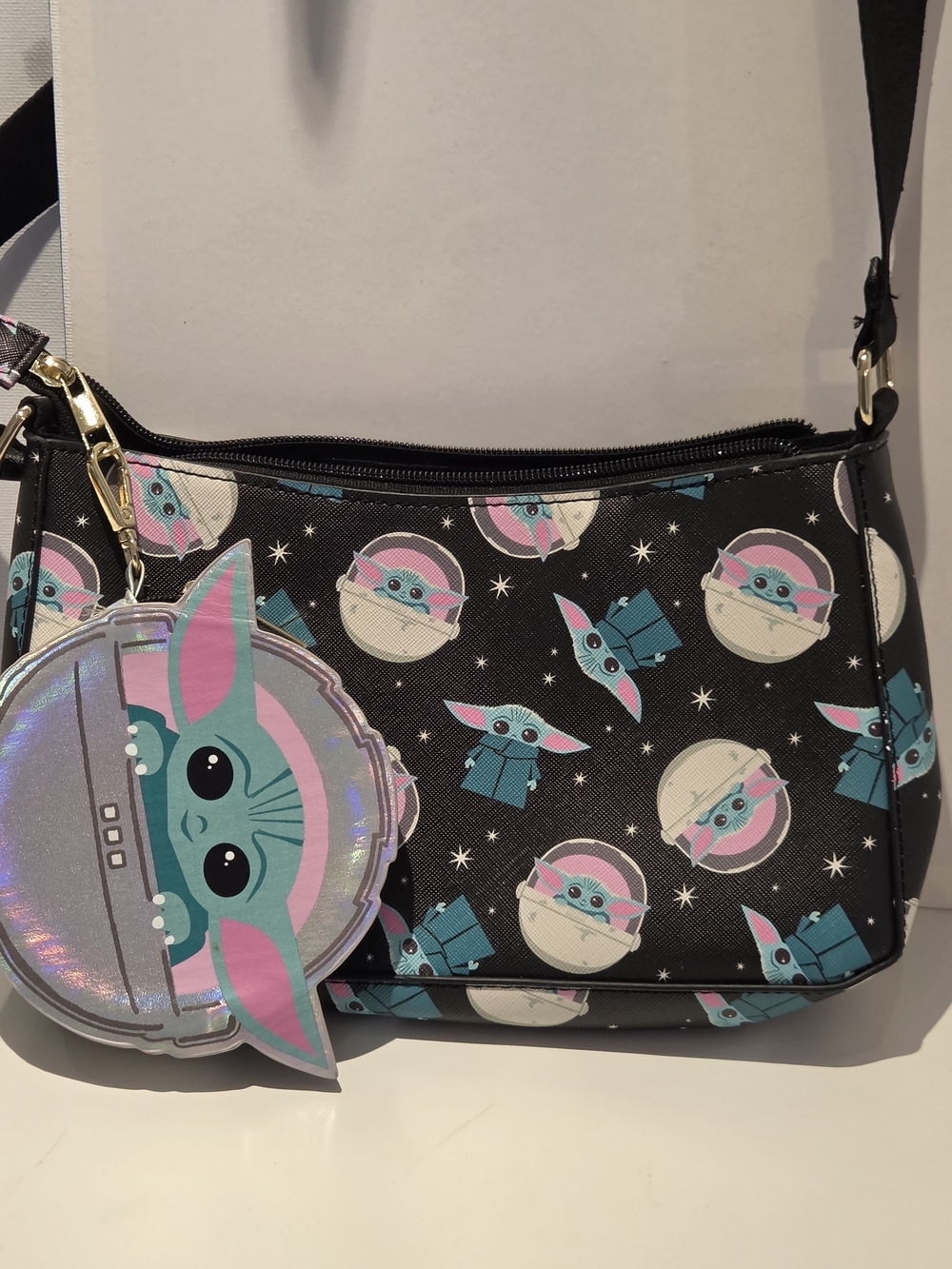 Star Wars Mandalorian Baby Yoda Crossbody Bag Grogu Disney Purse With Coinpurse